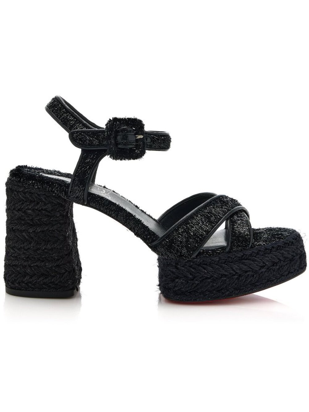 Christian Louboutin CALAKALA 85 Platform Espadrille Sandals Heels Shoes